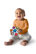 Load image into Gallery viewer, Baby Einstein Curiosity Clutch Twist & Pop Rattle Teether Infant Toy