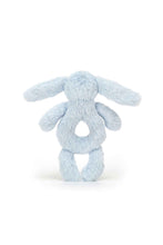 Load image into Gallery viewer, Jellycat Bashful Blue Bunny Ring Rattle