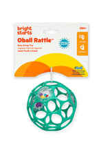 Load image into Gallery viewer, Bright Starts Oball Easy Grasp Rattle Bpa-Free Infant Toy in Teal