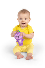 Load image into Gallery viewer, Bright Starts Jingle Joy Reach & Rattle Toy Purple Sloth
