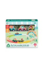 Load image into Gallery viewer, Early Learning Centre Wooden Toddler Train Set