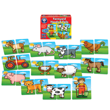 Load image into Gallery viewer, Orchard Toys Farmyard Heads & Tails Game