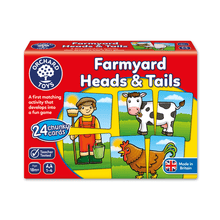 Load image into Gallery viewer, Orchard Toys Farmyard Heads & Tails Game