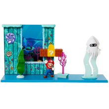 Load image into Gallery viewer, Jakks Super Mario Underwater Playset with 2.5in Figure