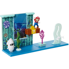 Load image into Gallery viewer, Jakks Super Mario Underwater Playset with 2.5in Figure