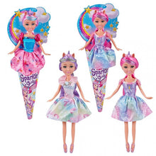 Load image into Gallery viewer, ZURU Sparkle Girlz 10.5in Unicorn Princess Doll In Cone Assorted