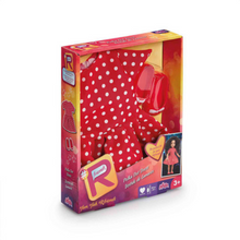 Load image into Gallery viewer, Addo R Friends Red Polka Dot Dress Set
