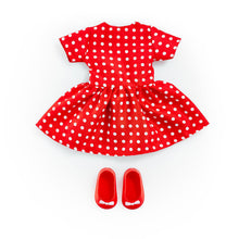 Load image into Gallery viewer, Addo R Friends Red Polka Dot Dress Set