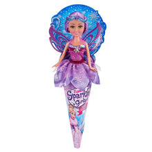 Load image into Gallery viewer, ZURU Sparkle Girlz 10.5in Winter Princess Doll In Cone Assorted