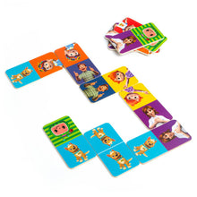 Load image into Gallery viewer, RMS Cocomelon Wooden Domino Puzzle