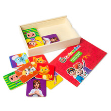 Load image into Gallery viewer, RMS Cocomelon Wooden Memory Match Card
