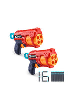 Load image into Gallery viewer, Zuru Xshot Fury 4 Dart Blaster 2 Packs