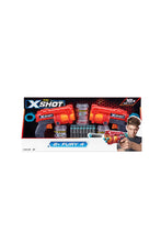 Load image into Gallery viewer, Zuru Xshot Fury 4 Dart Blaster 2 Packs