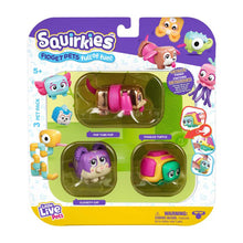 Load image into Gallery viewer, Little Live Pets Squirkies Metallic Pop Tube Pup 3 Packs