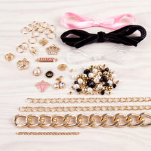 Load image into Gallery viewer, Make It Real Juicy Couture Mini Chains and Charms Craft Set