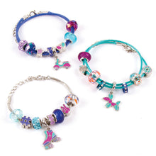 Load image into Gallery viewer, Make It Real True Blue Halo Charms Bracelet Craft Set