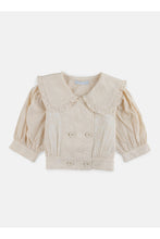 Load image into Gallery viewer, Gingersnaps Embroidered Top with Peter Pan Collar