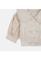 Load image into Gallery viewer, Gingersnaps Embroidered Top with Peter Pan Collar