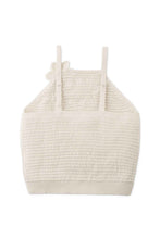Load image into Gallery viewer, Gingersnaps Crochet Knit Halter Top with Flower Applique