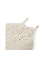 Load image into Gallery viewer, Gingersnaps Crochet Knit Halter Top with Flower Applique