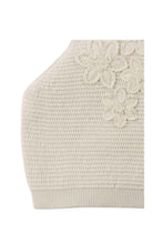 Load image into Gallery viewer, Gingersnaps Crochet Knit Halter Top with Flower Applique