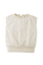 Load image into Gallery viewer, Gingersnaps Terry Top With Ruched Tulle Overlay