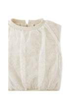 Load image into Gallery viewer, Gingersnaps Terry Top With Ruched Tulle Overlay