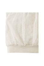 Load image into Gallery viewer, Gingersnaps Terry Top With Ruched Tulle Overlay