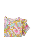 Load image into Gallery viewer, Gingernaps Psychedelic Print Jersey Bodysuit