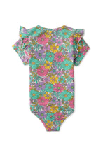 Load image into Gallery viewer, Gingernaps Floral Print Jersey Bodysuit