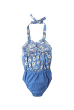 Load image into Gallery viewer, Gingersnaps Retro Floral Bodysuit W/ Rib Bottom