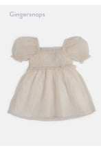 Load image into Gallery viewer, Gingersnaps Glittered Tulle Puff Sleeved Dress