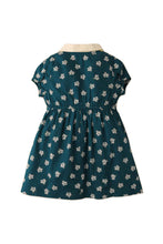 Load image into Gallery viewer, Gingersnaps Ditsy Print Dress W/ Contrast Peter Pan Collar