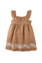 Load image into Gallery viewer, Gingersnaps Scalloped Baby Doll Dress With Embroidered Hem