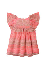 Load image into Gallery viewer, Gingersnaps Multicolor Lace Empire Dress with Butterfly Sleeves