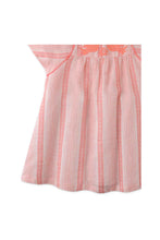 Load image into Gallery viewer, Gingersnaps Stripey Jacquard Embroidered Dress with Kimono Sleeves