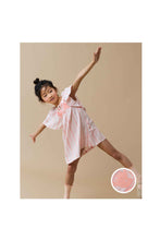 Load image into Gallery viewer, Gingersnaps Stripey Jacquard Embroidered Dress with Kimono Sleeves