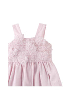 Load image into Gallery viewer, Gingersnaps Tulle Dress With Rose Corsages On Smocked Bodice