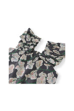 Load image into Gallery viewer, Gingersnaps Orchid Print Swing Dress With Ruffle Sleeves