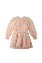 Load image into Gallery viewer, Gingersnaps Long Sleeves Dress with Smocked Waist and Frills
