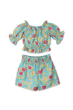 Load image into Gallery viewer, Gingersnaps Banana and Passion Fruit Top and Shorts Set