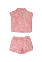 Load image into Gallery viewer, Gingersnaps Tweed Vest Top And Shorts Set
