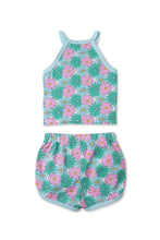 Load image into Gallery viewer, Gingersnaps Flower Print Halter Top and Shorts Set
