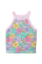 Load image into Gallery viewer, Gingersnaps Flower Print Halter Top and Shorts Set