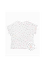 Load image into Gallery viewer, Gingersnaps All Over Bow Print Tee with Ruffle Sleeves