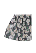 Load image into Gallery viewer, Gingersnaps Orchid Print Bubble Skirt With Side Ruching
