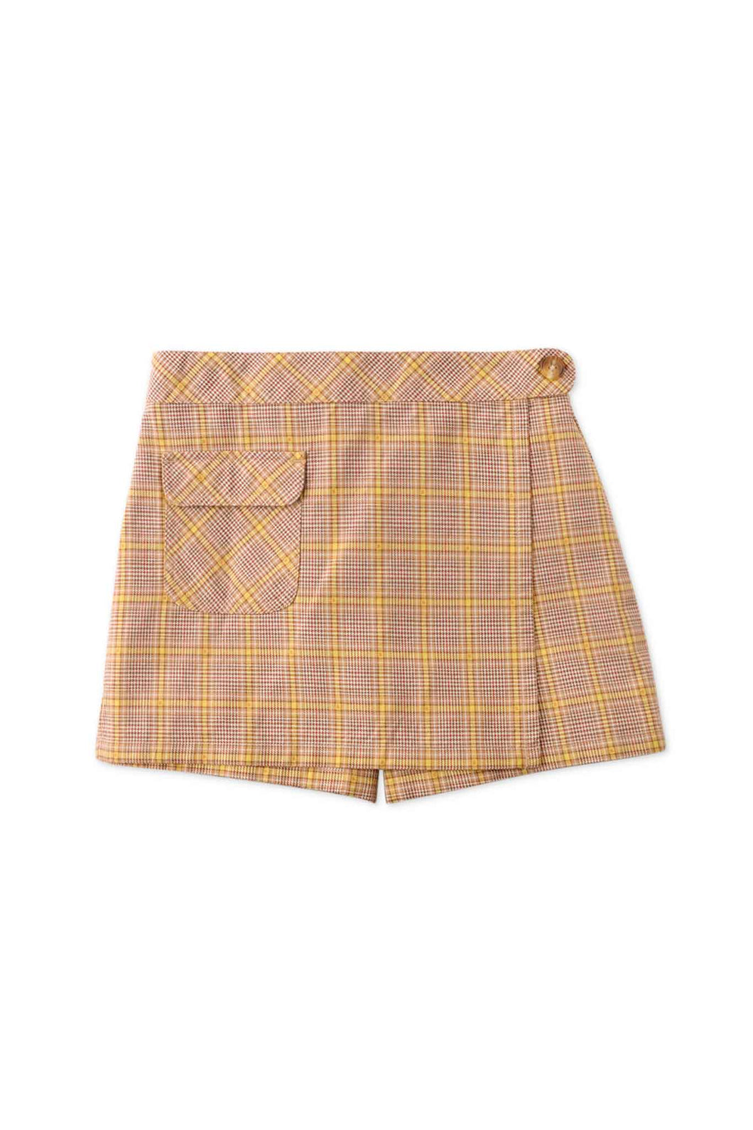 Gingersnaps Houndstooth Skorts with Patch Pocket