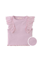 Load image into Gallery viewer, Gingersnaps Rib Top with Ruffles