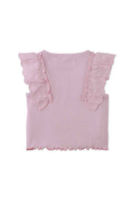 Load image into Gallery viewer, Gingersnaps Rib Top with Ruffles