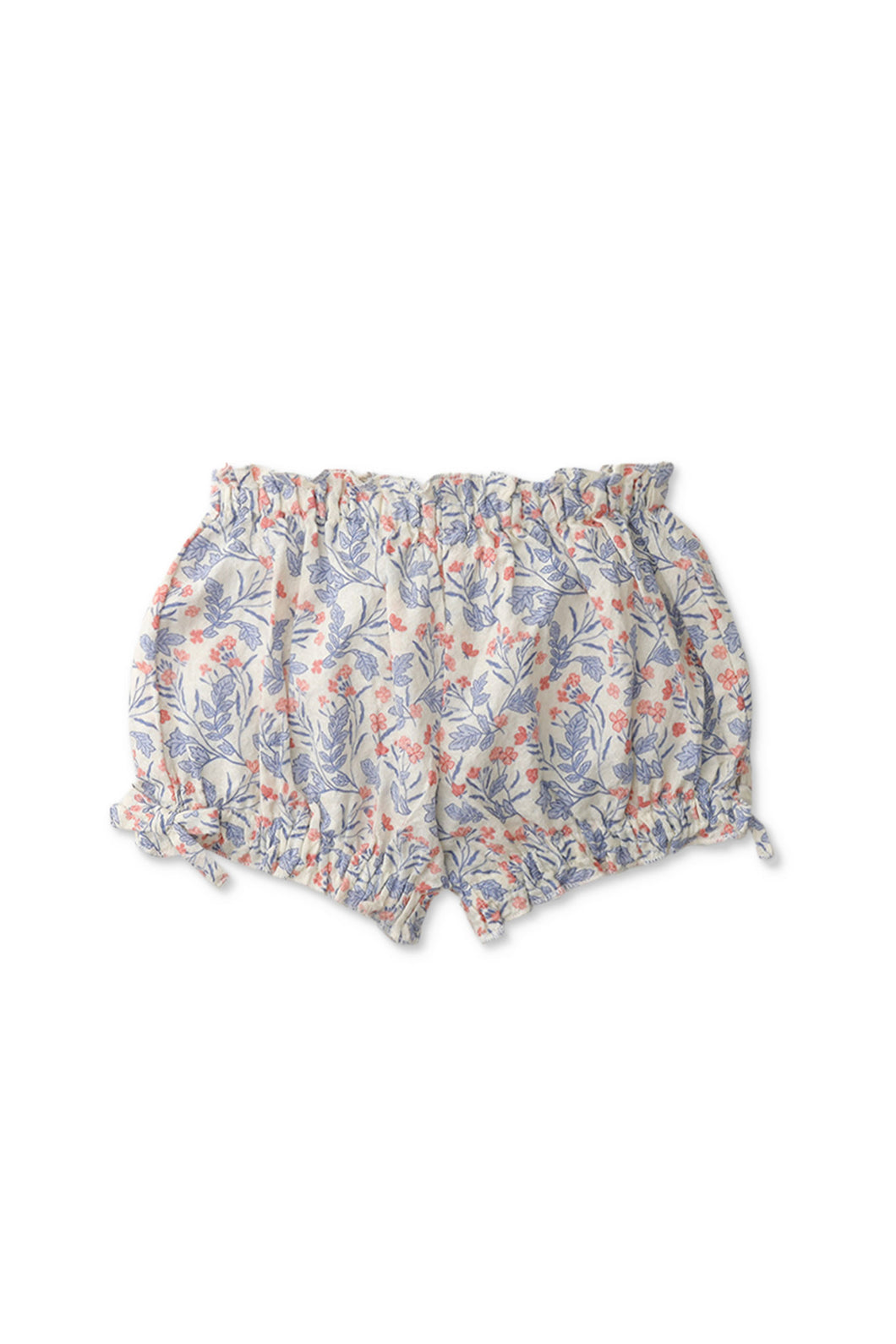 Gingersnaps Floral Printed Bloomers with Ribbon